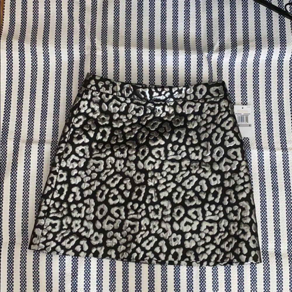 NWT Michael Kors Ⓜ️ Metallic Skirt {Size 0}